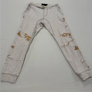 Stylish Gray and Tan Women's Joggers
